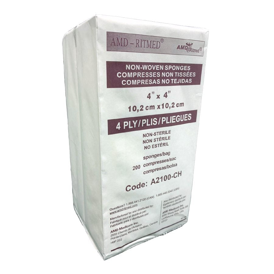 Non-woven compresses