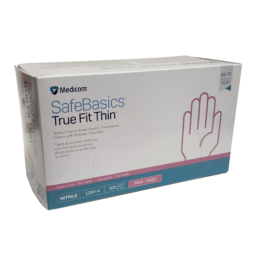 SafeBasics Nitrile Gloves (Blue or Pink)