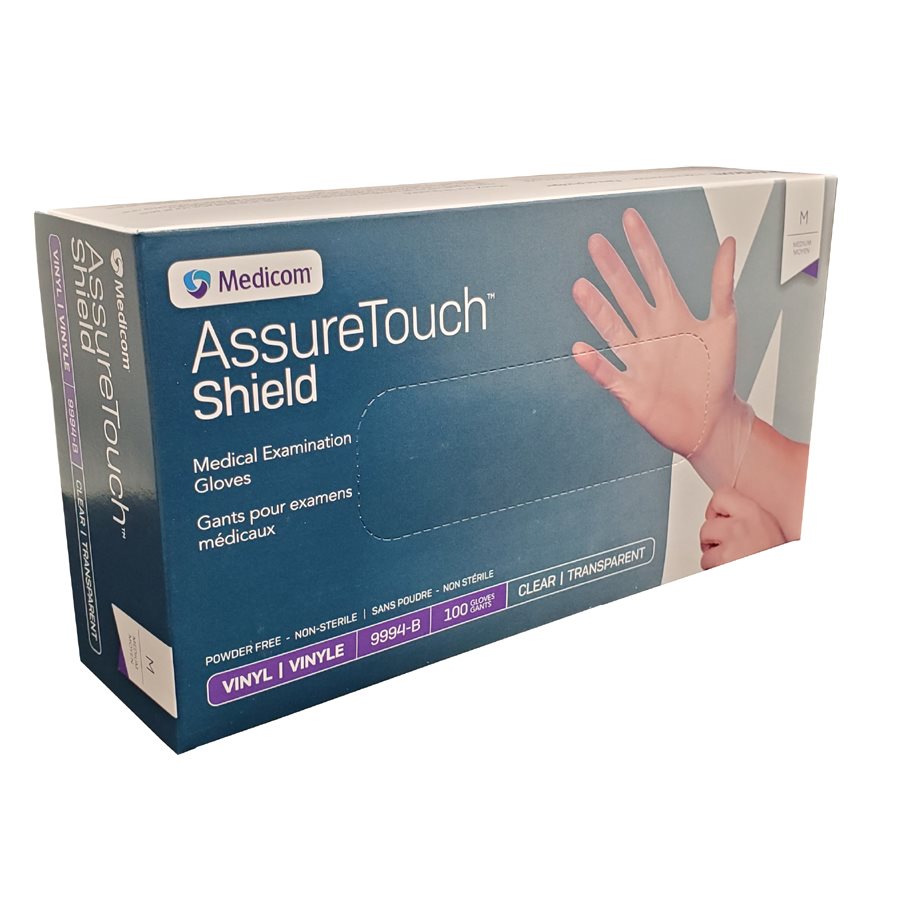 Gants AssureTouch Shield en vinyle