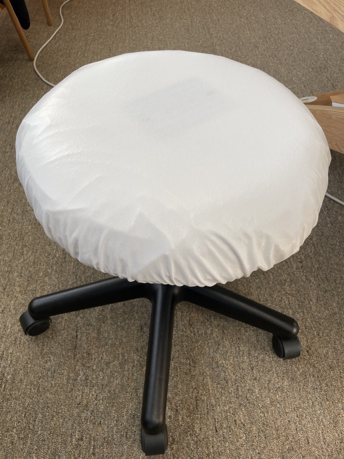 Housse tabouret rond