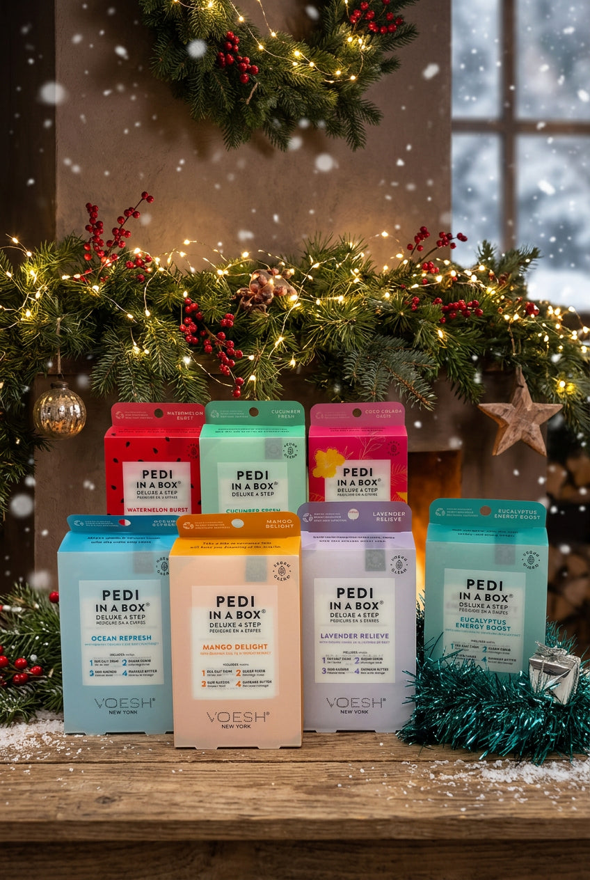 Noël - Pédi 4 étapes Voesh *6+1*